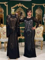 پیراهن مجلسی شنل دار