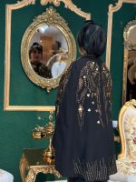 پیراهن مجلسی شنل دار - تصویر 5