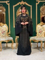 پیراهن مجلسی شنل دار - تصویر 3