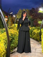 کت دامن شلواری پلیسه - تصویر 4