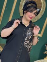 مانتو شلوار یقه پلنگی - تصویر 2
