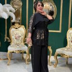 شومیز شلوار آستین پلنگی