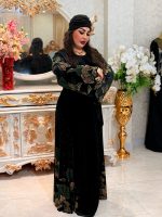 پیراهن مخمل گل سرخ - تصویر 4